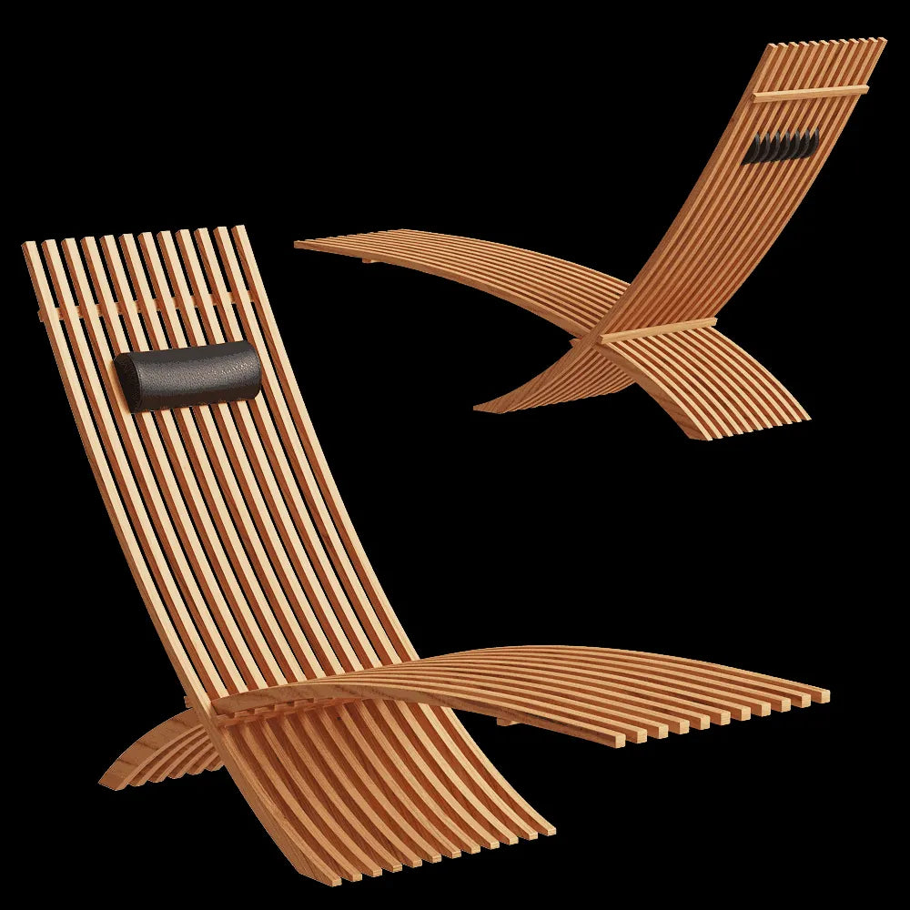 ABBER - Sun lounger Skargaarden Nozib 3ds Max