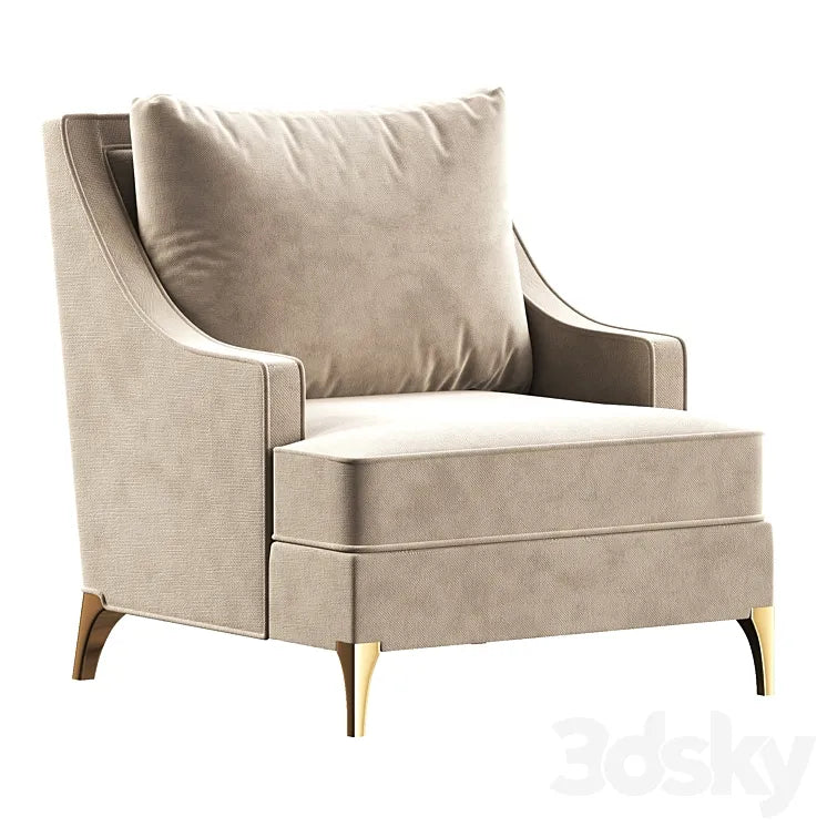 Accent armchairs Rowe 3DSMAX Model