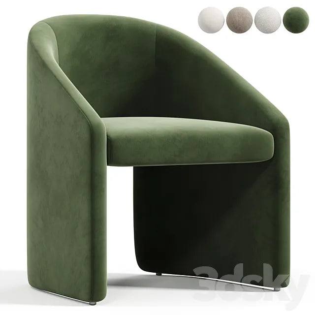 Adler Dining Chair 3ds Max