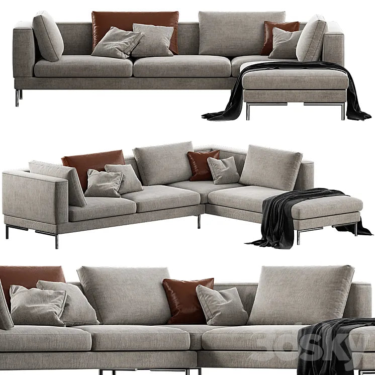Aikon Lounge loungebank 3DSMAX Model