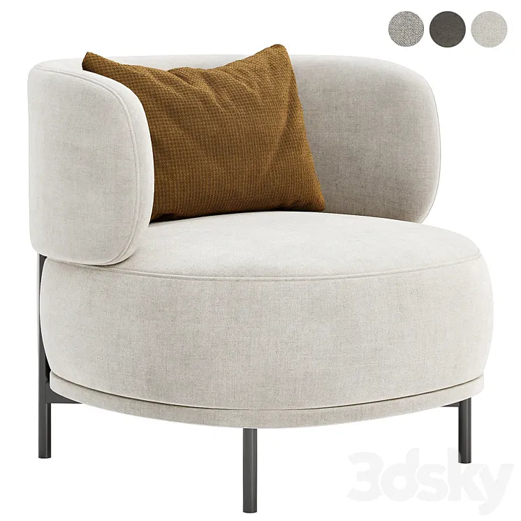 akiko arm chair 3DSMAX Model
