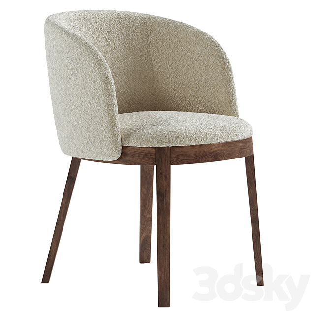 Alina armchair & Alina side chair 3ds Max