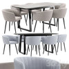 Alina dining chair and Sheffilton table 3DSMAX Model