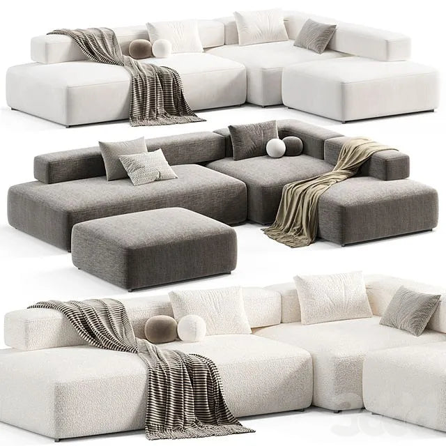 Alphabet Modular Sofa 3dsMax Model