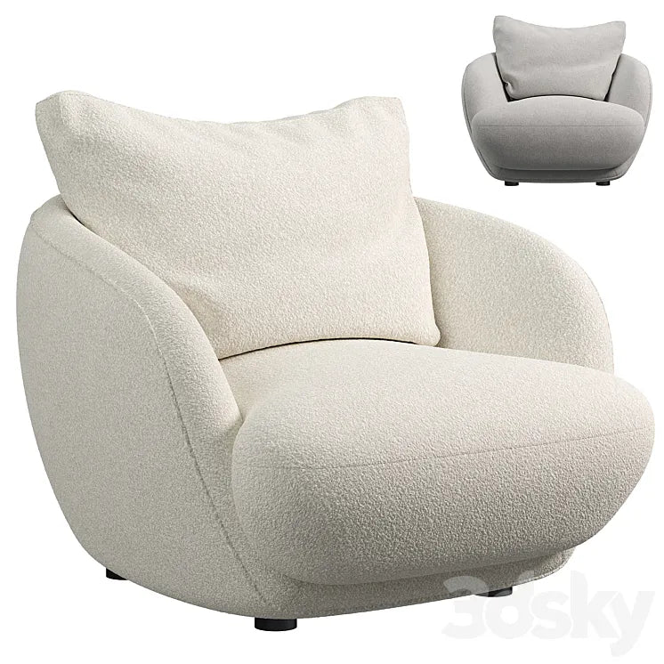 Alpine arm chair 3DSMAX Model