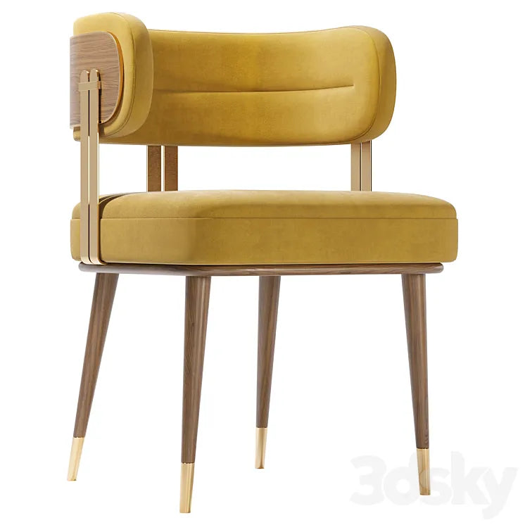 AlvaMusa - Cricket dining chair 3DSMAX Model