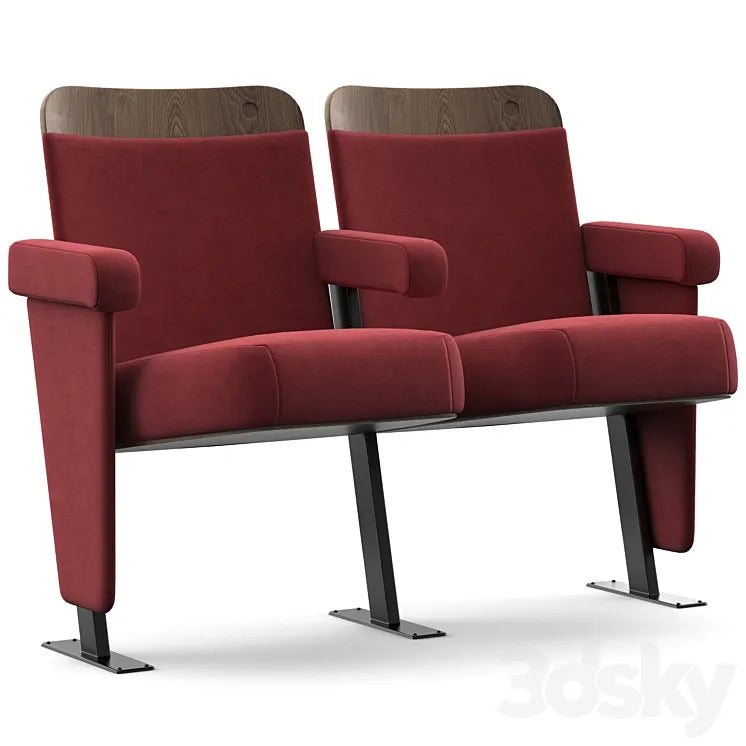 Ambassador evertaut auditorium theater chair 3DSMAX Model