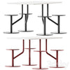 AMBROGIO FOUR table with integrated seats by Belca 3DSMAX Model