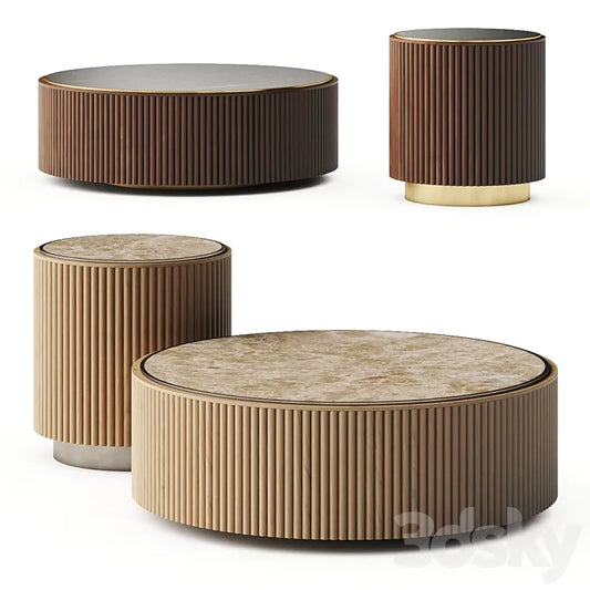 Ana Roque Plum Coffee Tables 3DSMAX Model