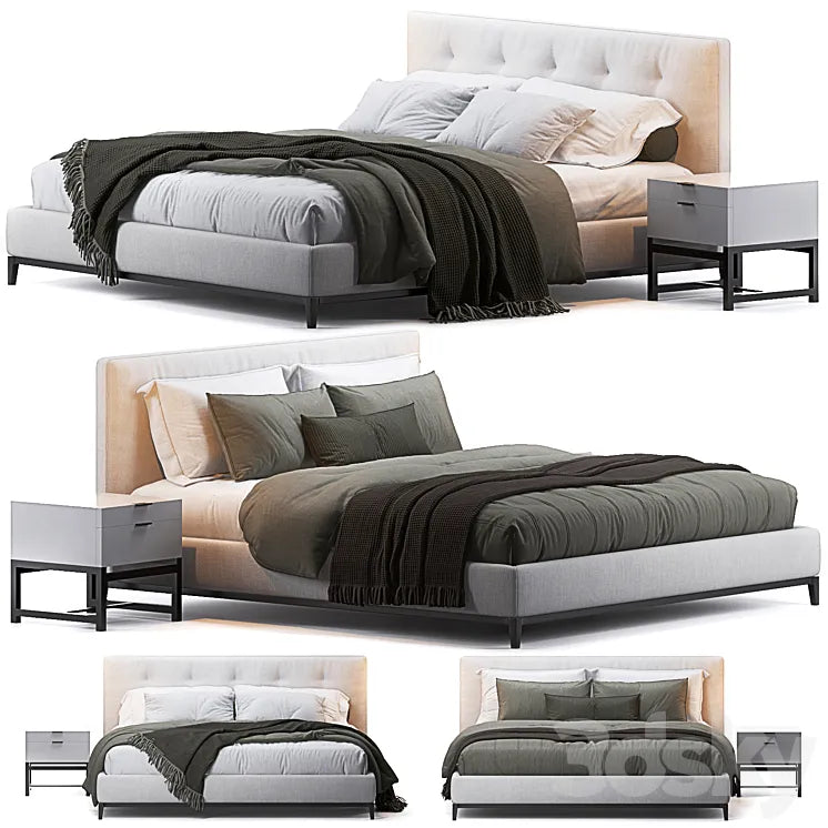 Andersen bed by Minotti 3DSMAX Model