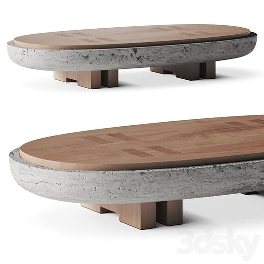 Andy Kerstens Rift Stone Coffee Table 3DSMAX Model