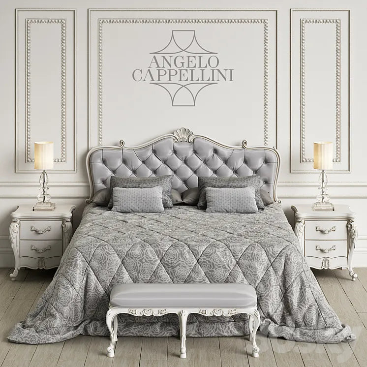 Angelo Cappellini Ponza Bedroom 3DSMAX Model