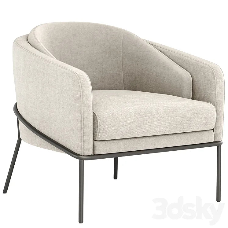 Angelo Lounge Chair 3DSMAX Model