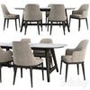Anna Chair and Desco Table by Flexform 3DSMAX Model