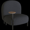 Annud - Lounge chair Balloon with integrated side table 3ds Max