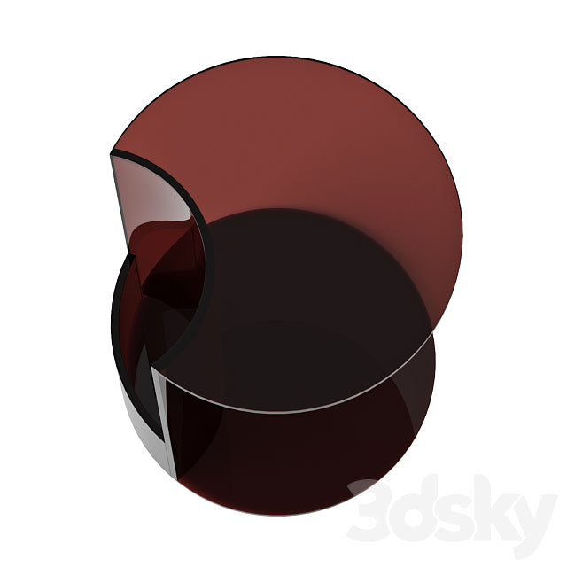 Ansel Acrylic Side Table 3ds Max