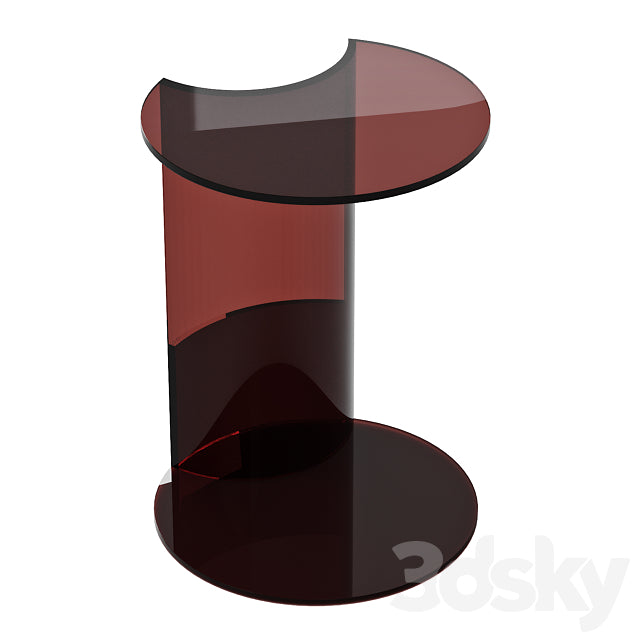 Ansel Acrylic Side Table 3ds Max