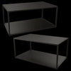 Ansen  - Coffee table Two-level rectangular 3ds Max