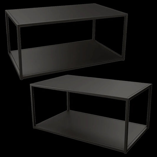 Ansen  - Coffee table Two-level rectangular 3ds Max