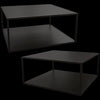 Ansen  - Two-level coffee table square 1 3ds Max