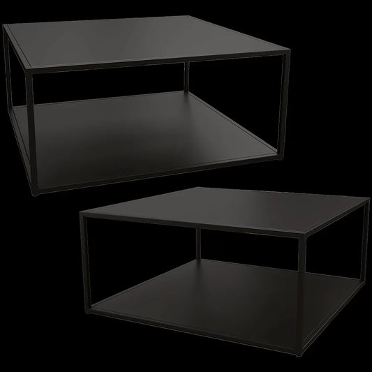 Ansen  - Two-level coffee table square 1 3ds Max