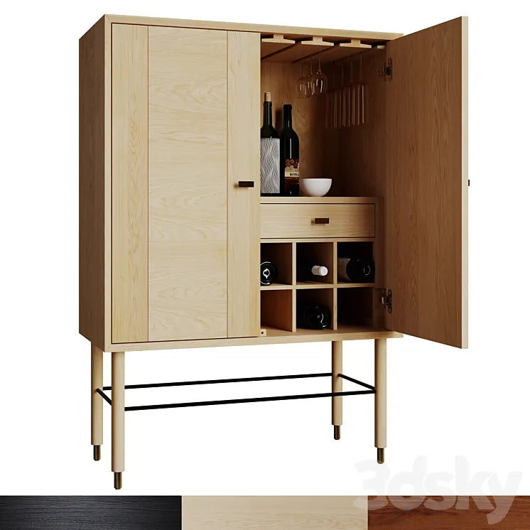 Anthropologie Avalene Bar Cabinet 3DSMAX Model