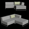 April furniture - Sofa Set loop M 3ds Max