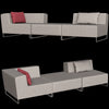 April furniture - Sofa Set loopy 3ds Max