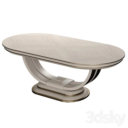AR ARREDAMENTI Oliver COLLECTION dinner table art OL06 3DSMAX Model