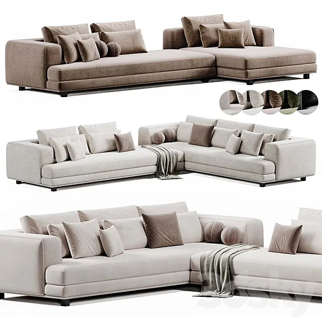 Arbiter Sofa By Maxalto | Sofa 3ds Max