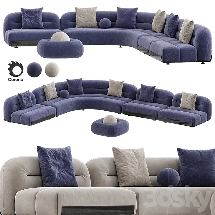 ARCUS Sofa 3DSMAX Model