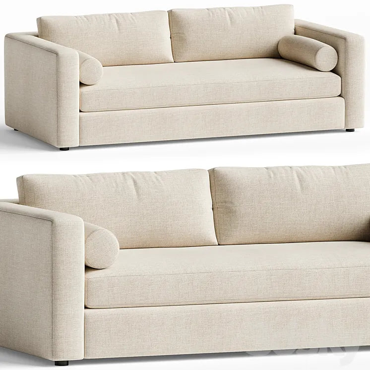 Aris Deep Track-Arm Sofa 3DSMAX Model