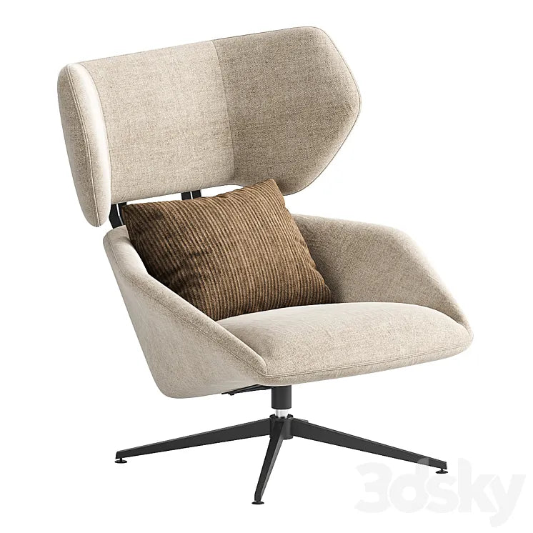 Armchair Boston 3DSMAX Model