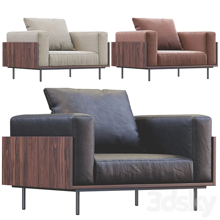 Armchair brasilia by minotti 3DSMAX Model