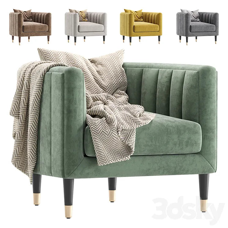 Armchair BRIDGE Cazarina Interiors/Кресло БРИДЖ 3DSMAX Model