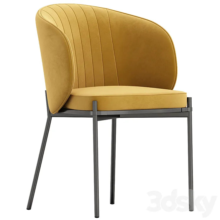 Armchair Coral 3DSMAX Model