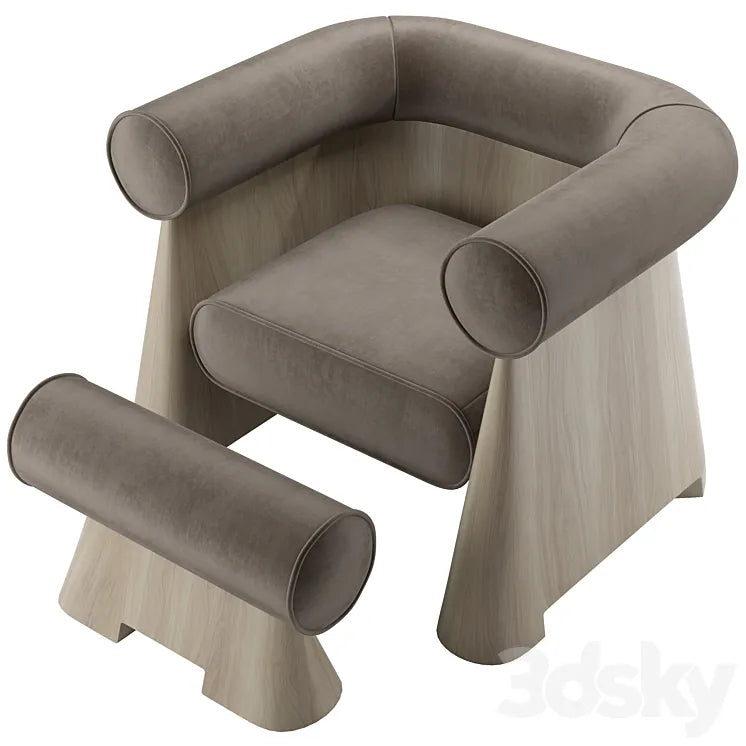 armchair FADET BY MAXIME BOUTILLIER 3DSMAX Model