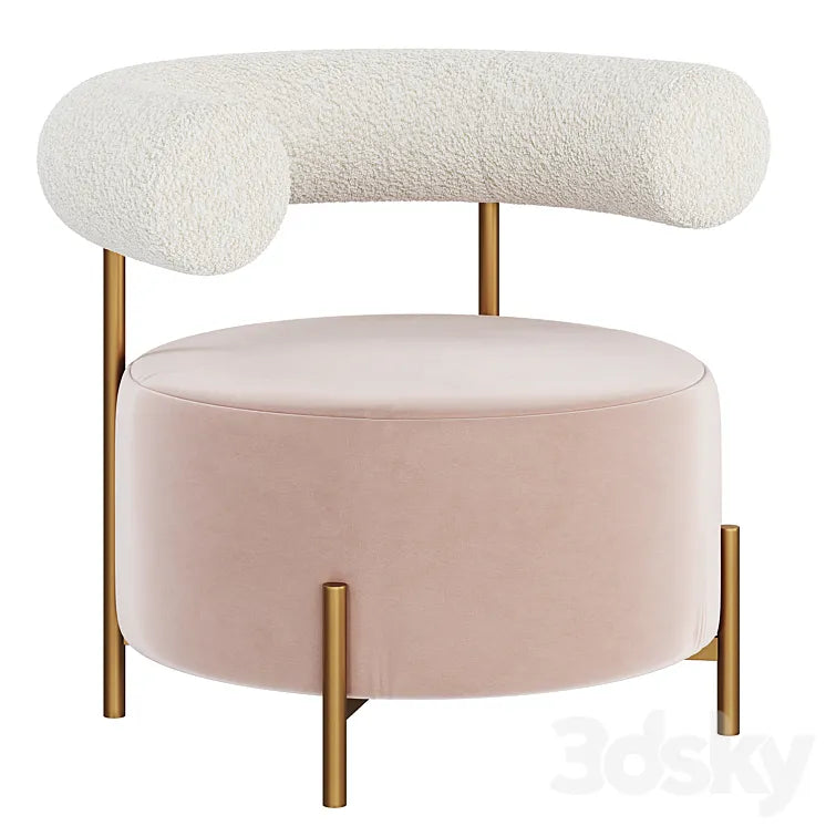 Armchair Flo Occasional 3DSMAX Model