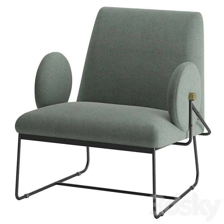 Armchair Grado Long 3DSMAX Model