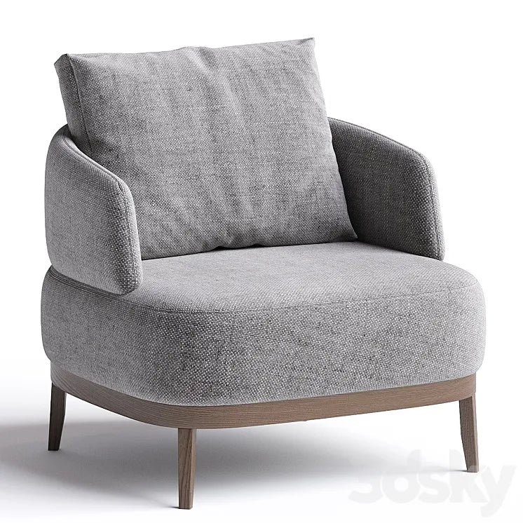 Armchair KEROS by Laskasas 3DSMAX Model