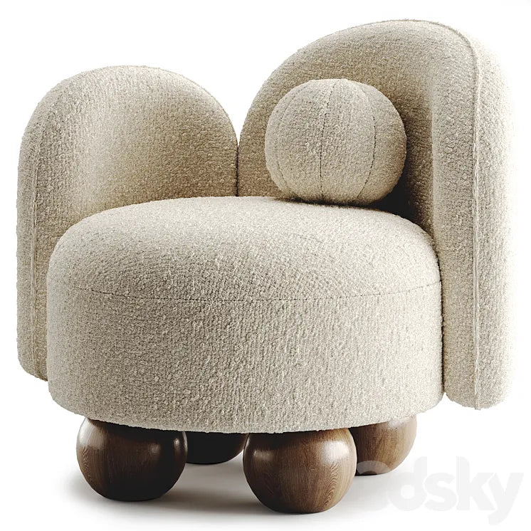 Armchair Manon by NohoHome 3DSMAX Model