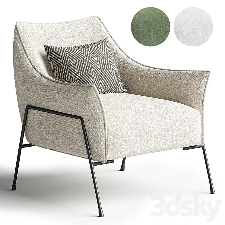 Armchair Melody | Dantone Home 3DSMAX Model