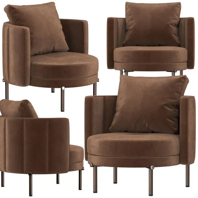Armchair Minotti Torii 3dsMax Model
