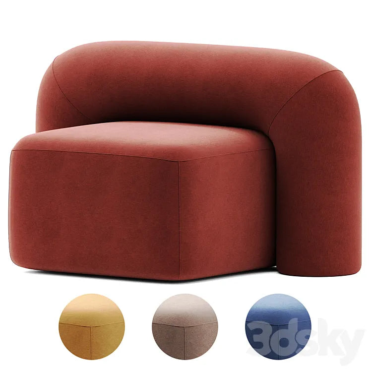 Armchair Moss by Artu | Moss Armchair 3DSMAX Model