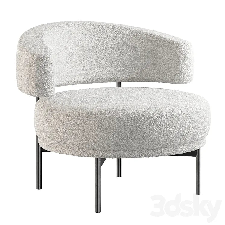 Armchair Neuilly lounge Bonaldo 3DSMAX Model