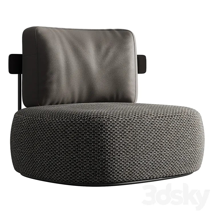 Armchair Pierre by Flou (two versions) 3DSMAX Model
