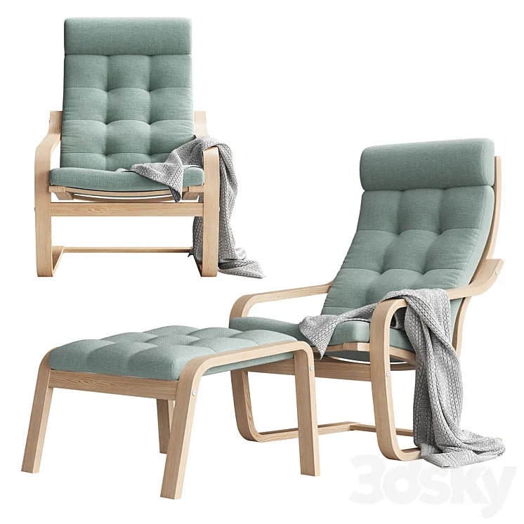 Armchair POANG by IKEA 3DSMAX Model
