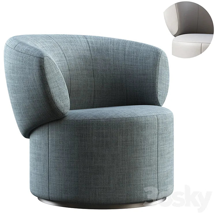 Armchair Rolf Benz 684 3DSMAX Model