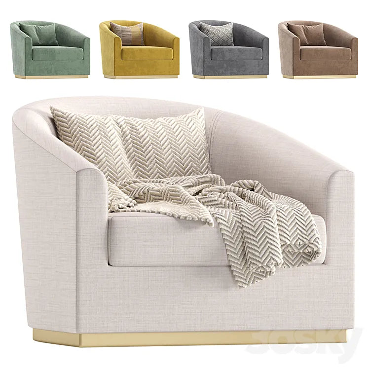 Armchair SALERNO Cazarina Interiors/Кресло САЛЕРНО 3DSMAX Model