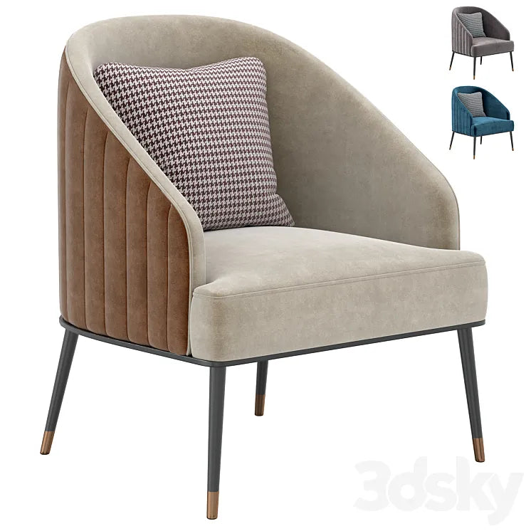 Armchair SHELBY 3DSMAX Model
